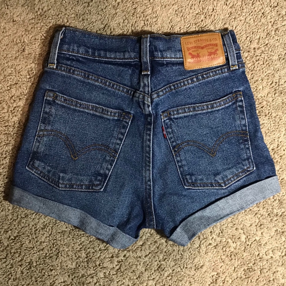 High-Waisted Levi Jean Shorts